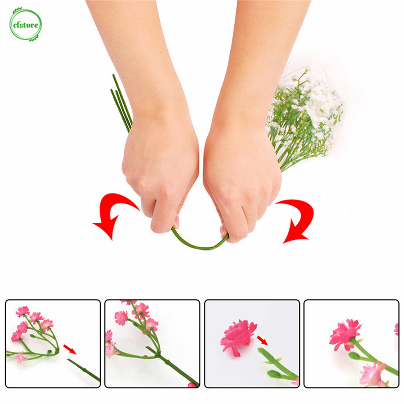 Cành hoa cúc baby giả dùng trang trí