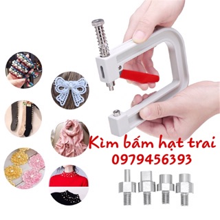 Kìm bấm hạt trai - bấm 5 cỡ hạt trai