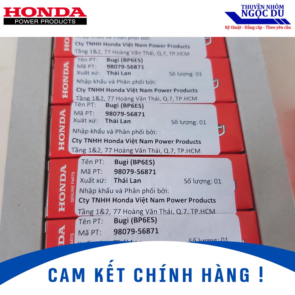 Bugi HONDA, Dùng Cho Động Cơ HONDA, Động Cơ Chạy Thuyền, Xuồng, BP6ES 98079-56871