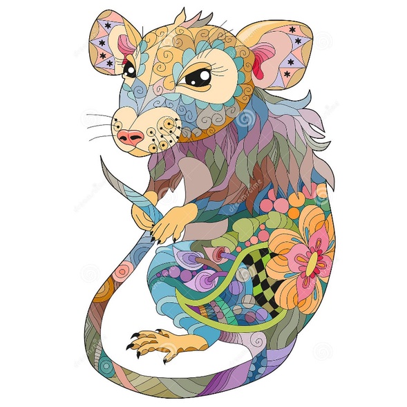 Bộ xếp hình gỗ đồ chơi Thegioipuzzle.com ghép hình puzzle - Con Chuột