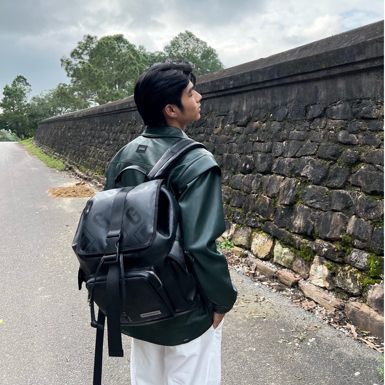 Balo Da Cao Cấp In SAIGON SWAGGER® Eclipse Leather Backpack