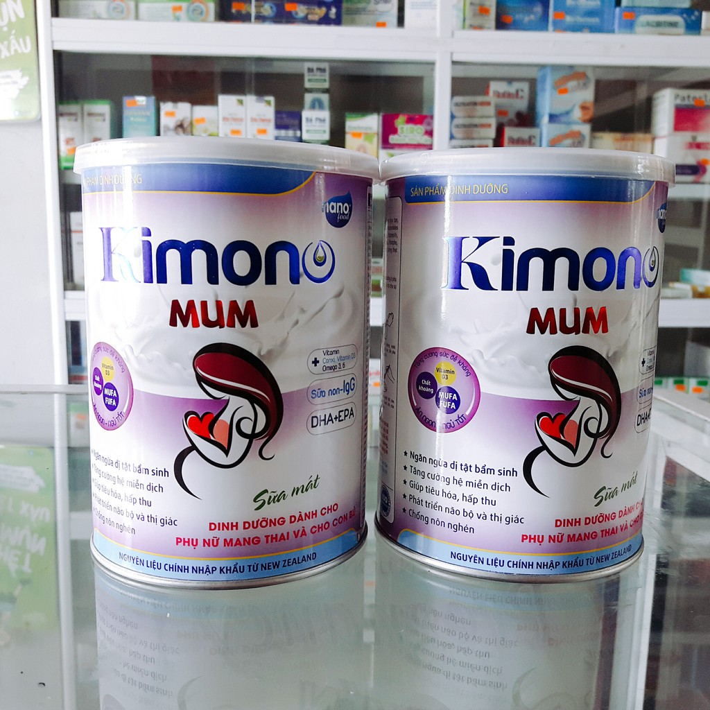 SỮA BỘT DINH DƯỠNG KIMONO MUM DÀNH CHO PHỤ NỮ MANG THAI VÀ CHO CON BÚ HỘP 400G