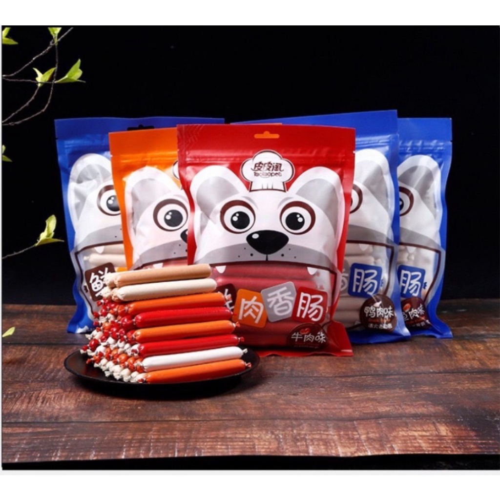 Xúc xích Taotao pet cho chó mèo thơm ngon, bổ sung dinh dưỡng - túi 30 cây
