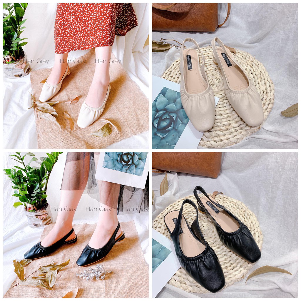 Giày bệt vintage 💯 𝗦𝗔𝗟𝗘 𝗡𝗚𝗔̀𝗬 𝗖𝗨𝗢̂́𝗜 𝗖𝗨̀𝗡𝗚 💯 hở gót, quai chun,hàng cao cấp ( ảnh, video thật)