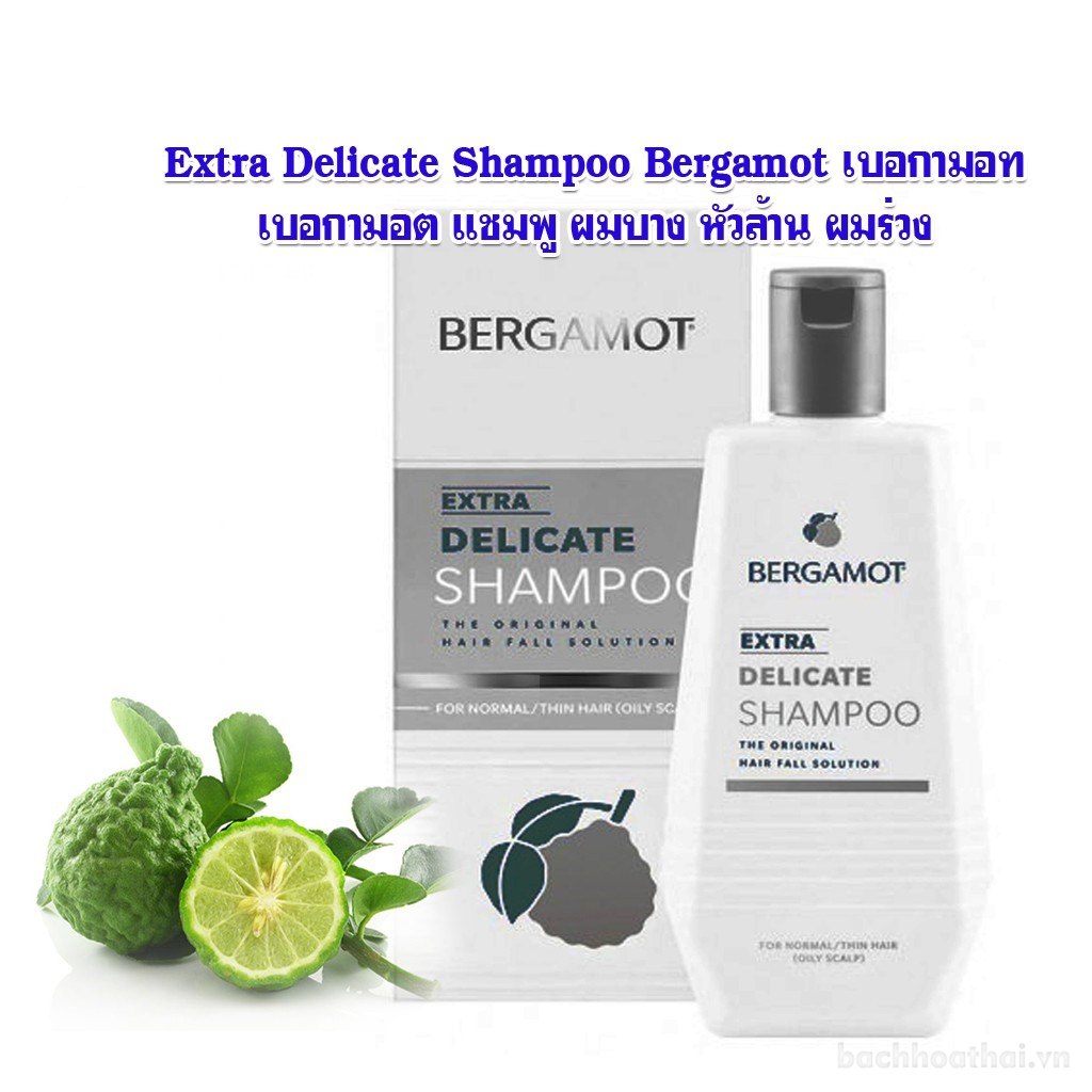 Bergamot Extra Delicate Shampoo dầu gội ngăņ ngừa rụng ṫóc  Thái Lan