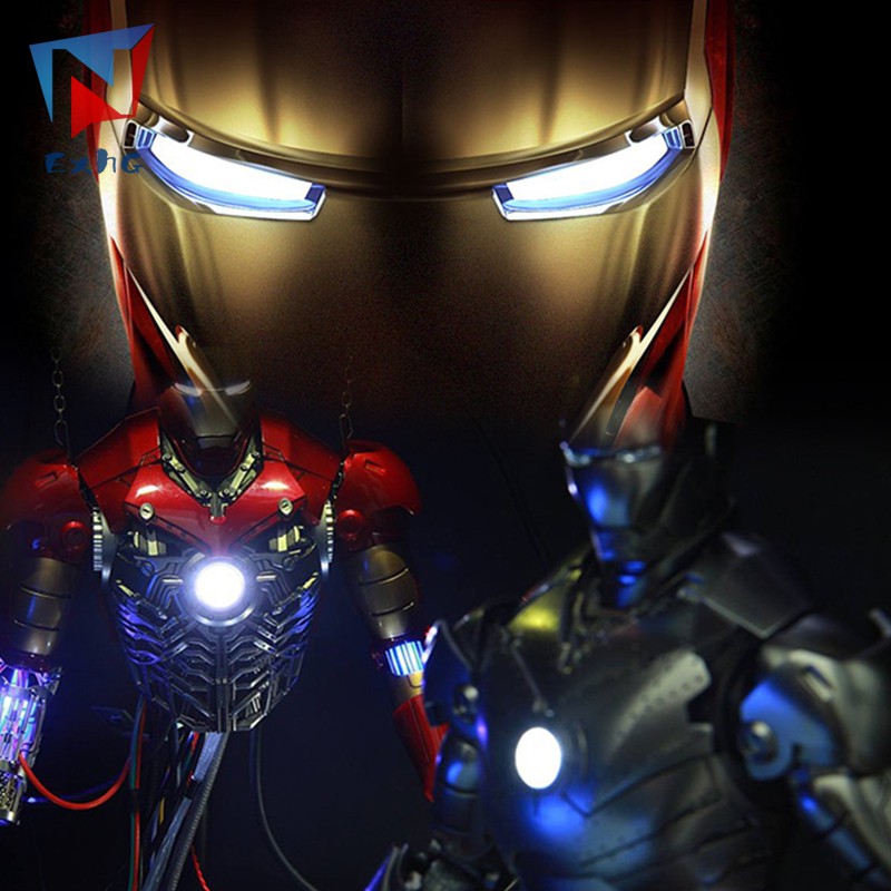 ExhG❤❤❤High quality Iron Man Bluetooth Speaker Wireless Bluetooth 4.2 Speakers Support FM Radio TF Card for Phone PC @VN