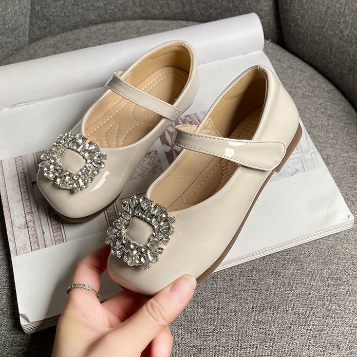 Giày Công Chúa Đế Mềm Chất Liệu Da Thời Trang Xuân Thu Cho Bé Gái Cr