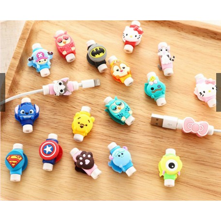 [RẺ VÔ ĐỊCH] Kẹp Bảo Vệ Chống Đứt Gãy Cáp Sạc, Tai Nghe Nhiều Mẫu