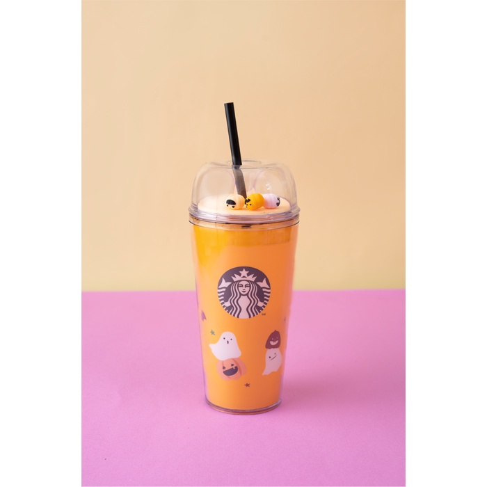 Ly Starbucks Cold Cup 16Oz (473ml) Plas WM22 Friend Gather Halloween