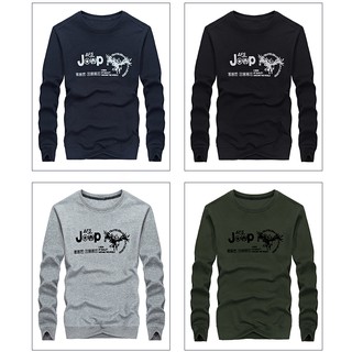 ÁO THU ĐÔNG DÀI TAY NỈ DA CÁ JEEP-ATD03 RÊU