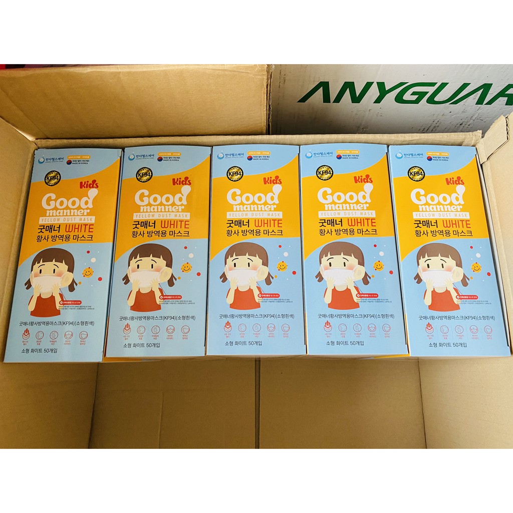 KHẨU TRANG TRẺ EM HÀN QUỐC KF94 GOOD MANNER (1 túi/1 chiếc) | BigBuy360 - bigbuy360.vn