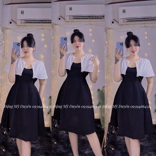 ĐẦM CHOÀNG TAG ĐÍNH ĐÁ [BIGSIZE 55-90KG] ẢNH CHỤP THẬT
