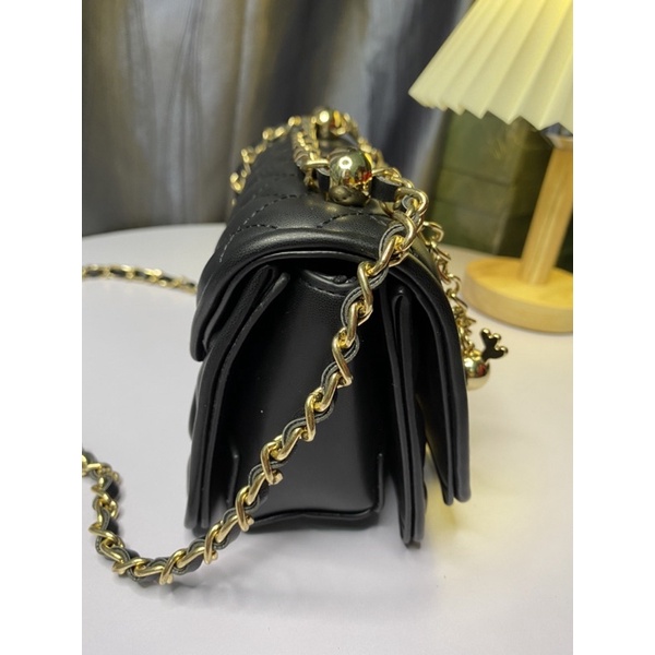 Túi nữ đeo chéo chữ C size 22cm siêu xinh xinh