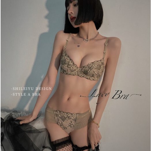 Bộ Đồ Lót Ren Hoa Gợi Cảm Đệm Mỏng Có Gọng Nâng Ngực Lacy Bra - B16 | BigBuy360 - bigbuy360.vn