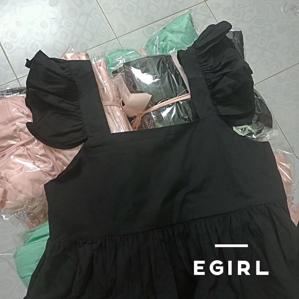 Váy babydoll 2 dây, đầm babydoll dáng ngắn màu pastel tiểu thư dễ thương EGIRL | BigBuy360 - bigbuy360.vn