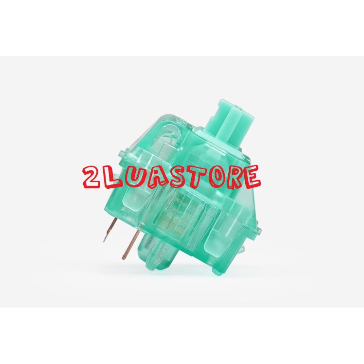 Switch Gateron Zealpc Turquoise Tealios cho bàn phím cơ, switch màu xanh ngọc