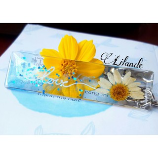Móc khóa Thẻ Hoa 8cm Lilande