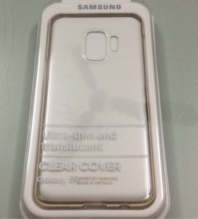 Ốp hãng clear cover samsung S9