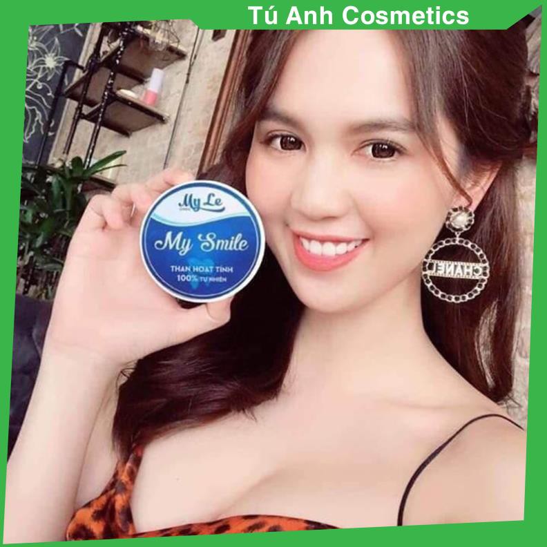 [SP CHÍNH HÃNG] - Trắng răng than hoạt tính My Smile 70gr, bột đánh răng làm trắng răng từ than hoạt tính .