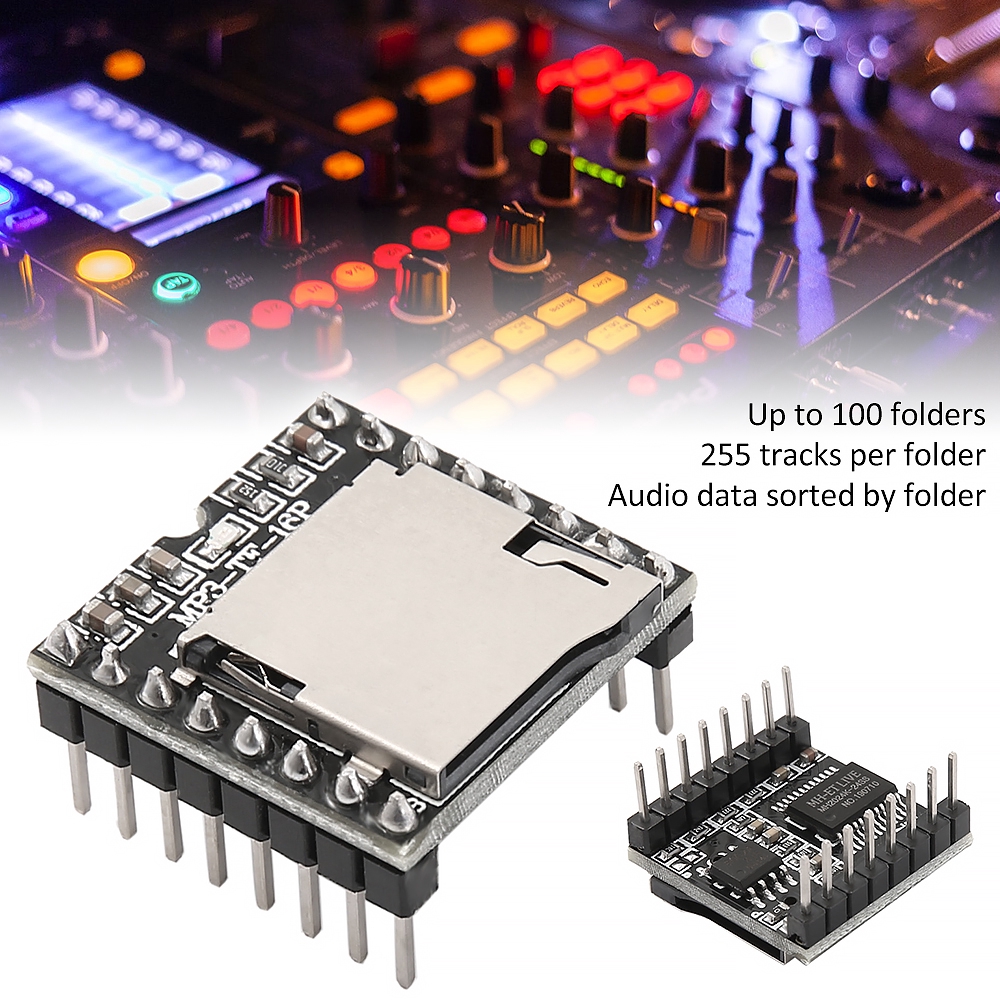 Mô Đun Giải Mã Âm Thanh Mp3 Mini Cho Arduino Df