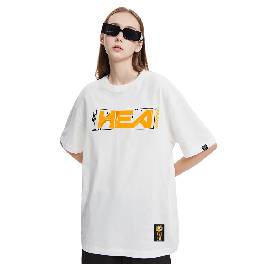 Áo Thun Unisex HEA Mainboard Tee Trắng Form Rộng Tay Lỡ Streetwear Oversize Cổ Tròn Nam Nữ - Local Brand HEA Áo Thun Un | BigBuy360 - bigbuy360.vn