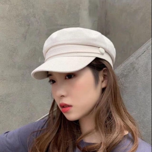 Mũ nồi caspi trơn lưỡi trai cứng siêu đẹp