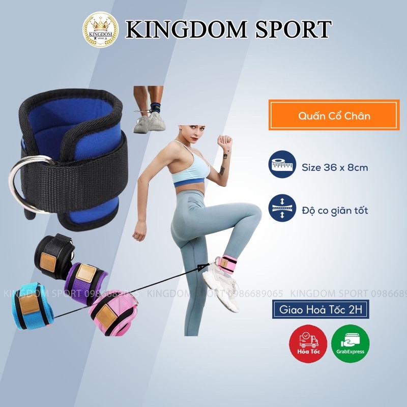 Quấn Cổ Chân Kickback, Móc cổ chân tập mông KINGDOM SPORT