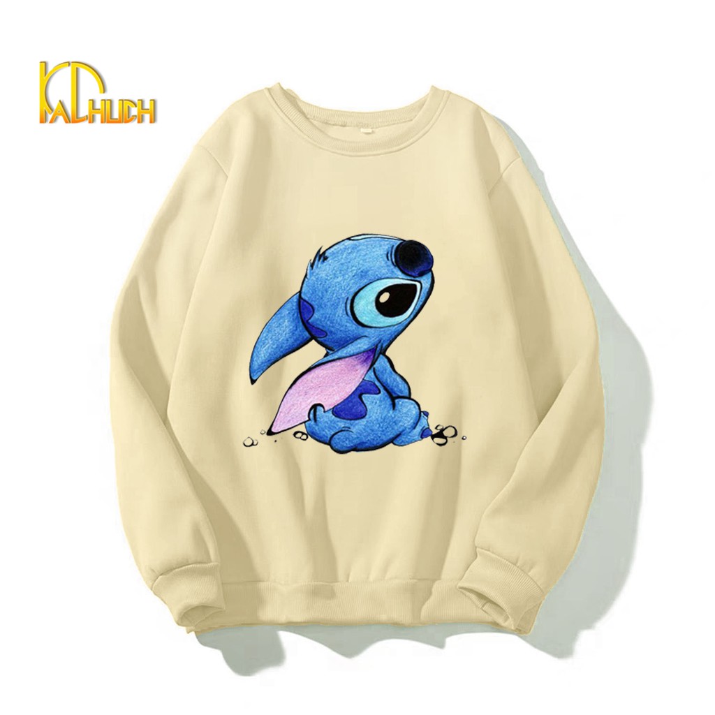 ÁO SWEATER NỮ IN STITCH DỄ THUƠNG (NHIỀU MÀU)