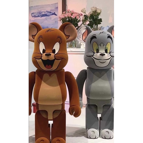 Bearbrick Tom and Jerry Flocky 1000%