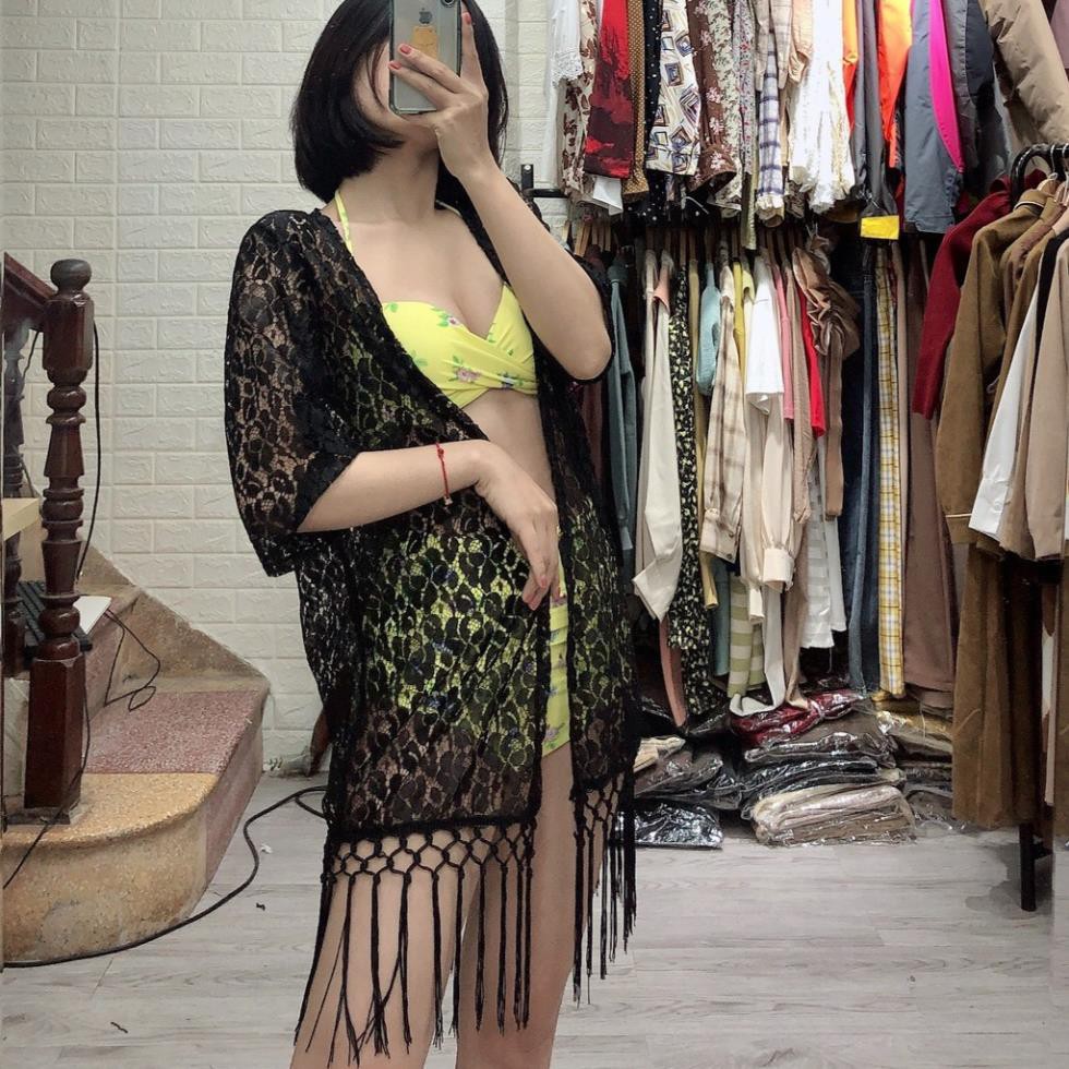 Áo khoác ren đi biển, áo choàng ngoài bikini che kín đáo Bikini191 ་ | BigBuy360 - bigbuy360.vn