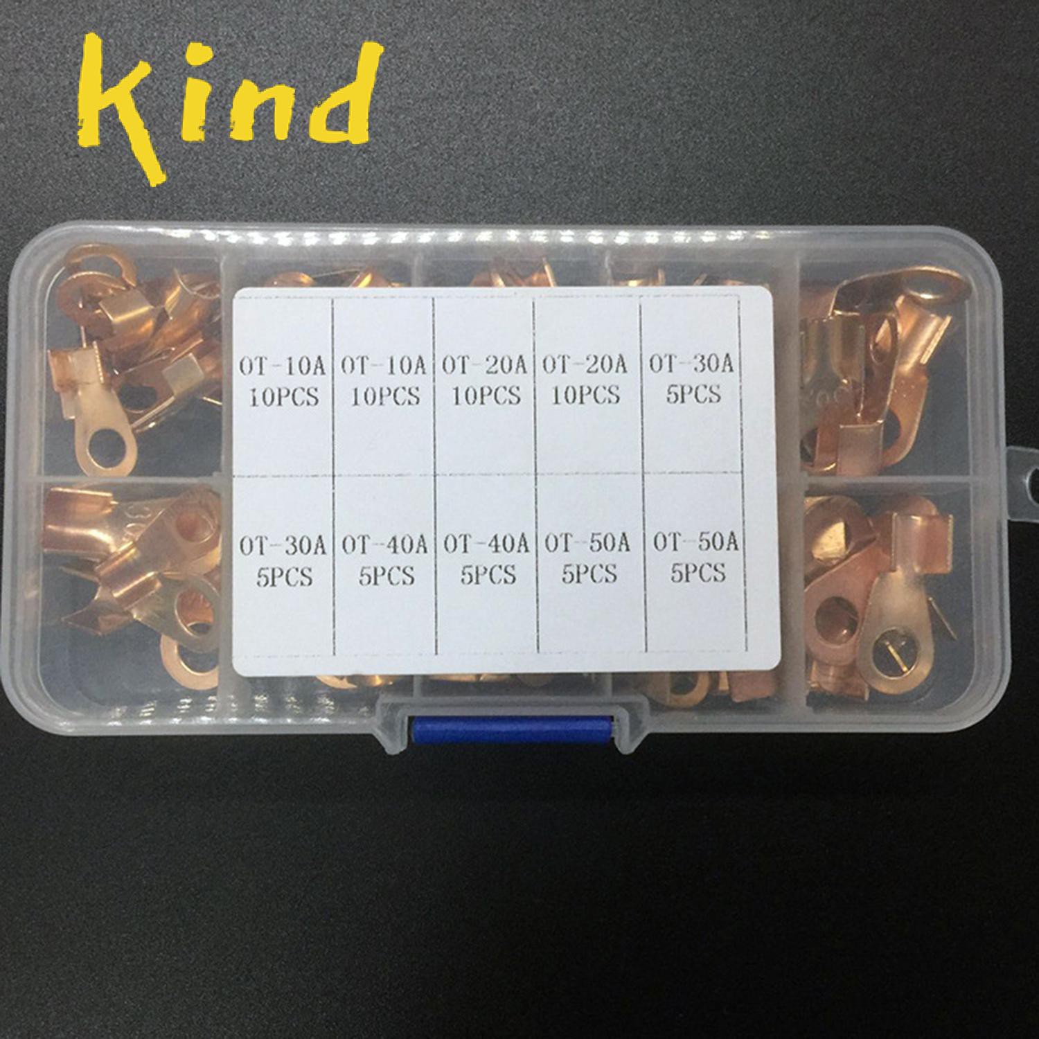 70 Đầu Nối Dây Cáp Bằng Đồng Ot-10A 20a 30a 40a 100a | BigBuy360 - bigbuy360.vn