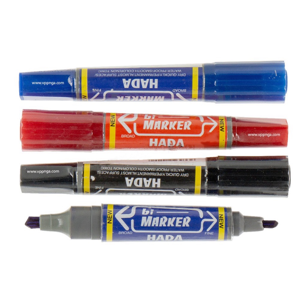 [CHÍNH HÃNG] [FREESHIPEXTRA]Bút lông dầu 2 đầu 3 - Dùng trong đóng gói ghi mã đánh dấu sản phẩm tiện lợi không trôi mực