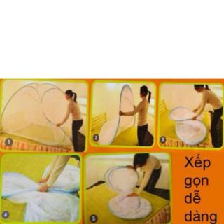 mùng chụp tự bung