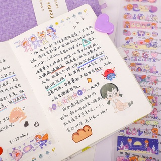 Sticker dài trang trí sổ cute