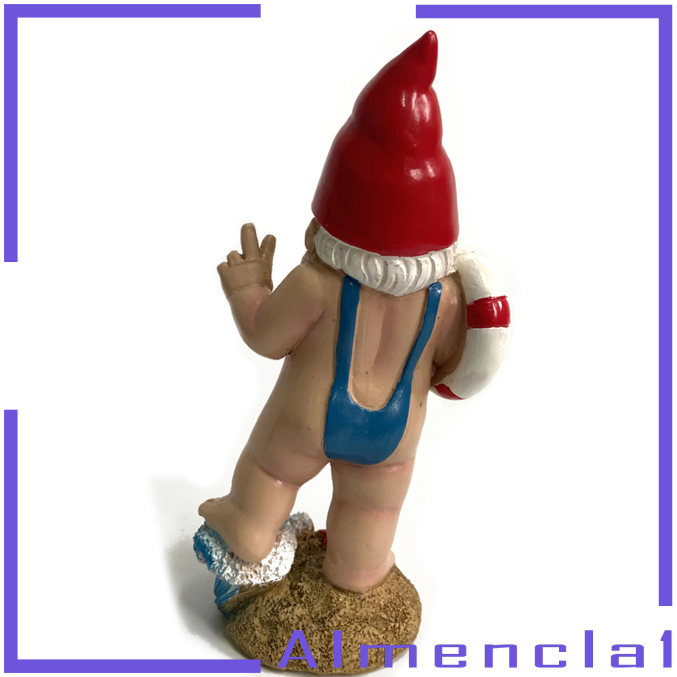1 Tượng Trang Trí Sân Vườn Hình Goblin Gnome 15cm