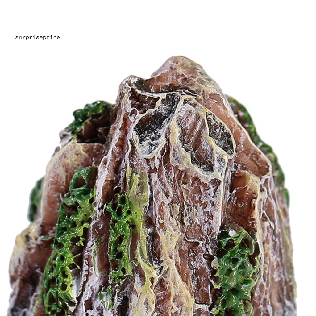 Bể Cá Mini Kết Cấu Núi Đáng Yêu Để Bàn Trang Trí Văn Phòng / Vườn Cây