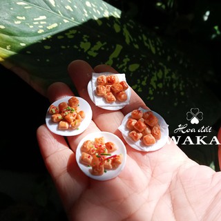 Đậu hủ chiên mini 01- mô hình 1/12