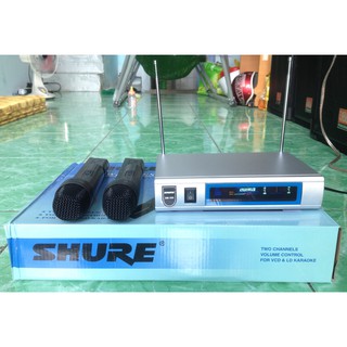 Nguyên cặp 2 Micro SHURE hát karaoke nghe cực hay, âm thanh chuẩn