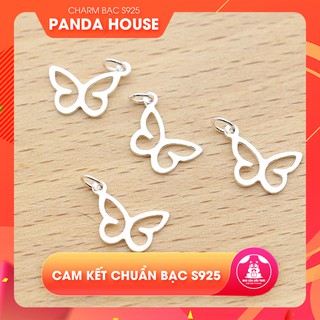 Charm bạc s925 hình bướm size 8x12mm - Panda House