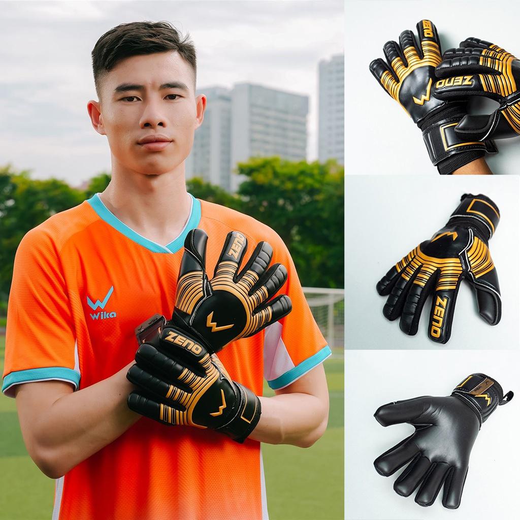 Găng Tay Thủ Môn WIKA Zeno x Quan Văn Chuẩn, Có Xương tháo rời được