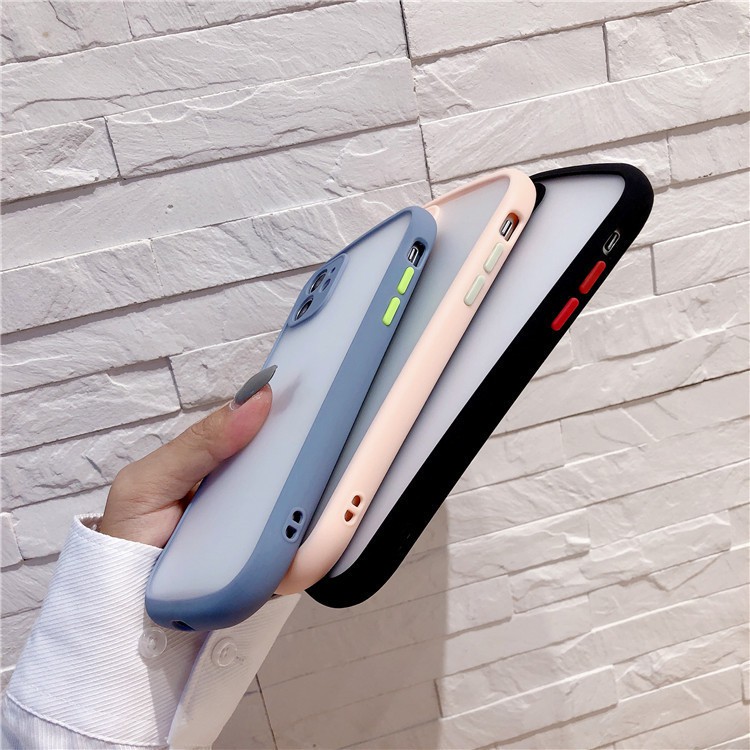 [ IPHONE ] Ốp Lưng Viền Cong Nhám Chống Sock, Va Đập Bảo Vệ Camera - N265 | BigBuy360 - bigbuy360.vn