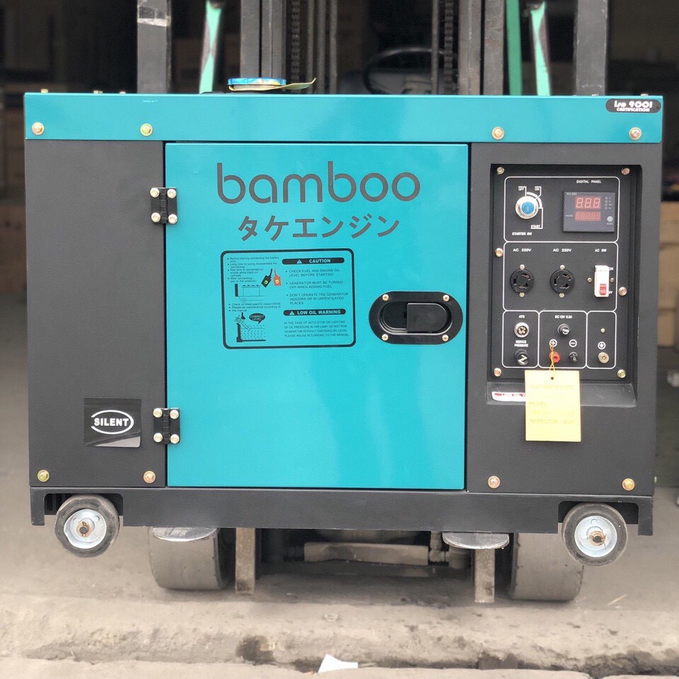 Máy phát điện chạy bằng dầu Diesel 8KW 1 pha