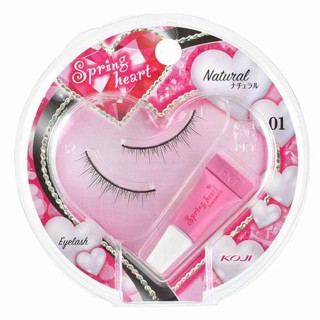 Set Lông mi giả + Keo dán Koji Spring Heart Eyelesh - Nhật Bản