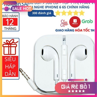 Tai nghe ip 6 6s plus chính hãng jack3.5mm hàng cao cấp chất lượng lỗi 1 đỏi 1