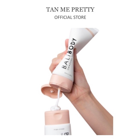 Kem dưỡng nâu toàn thân siêu dưỡng từ hạt hữu cơ Bali Body Australia Gradual Tan Lotion 200ml