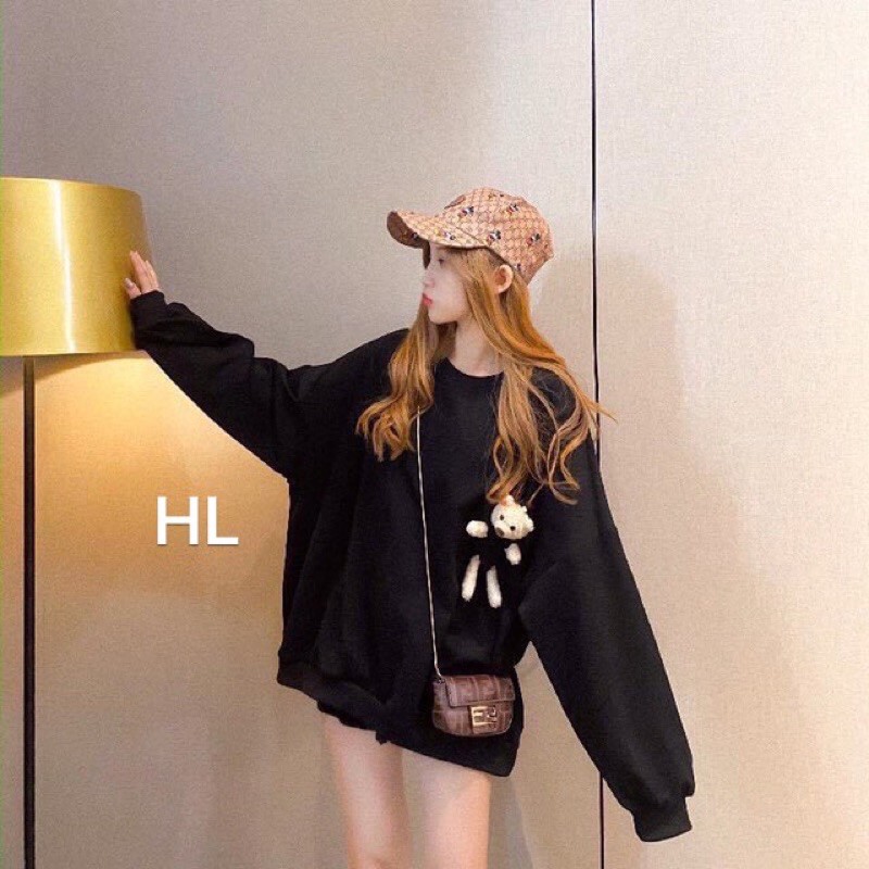 áo nỉ dài tay túi gấu bông | BigBuy360 - bigbuy360.vn