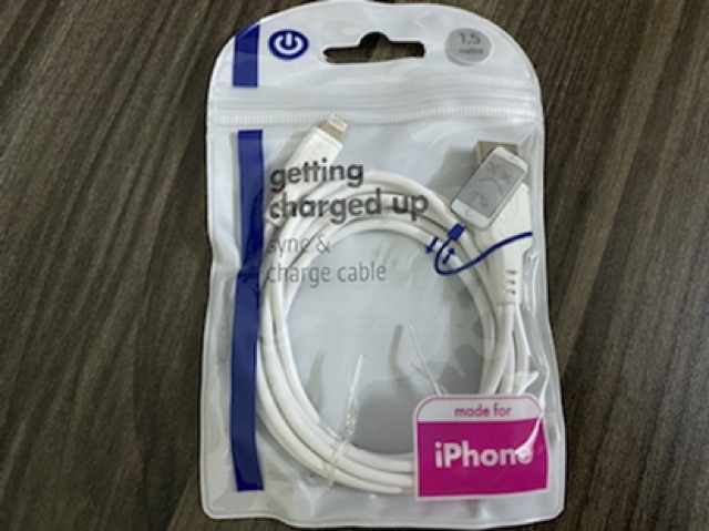 Cáp sạc iphone Signalex 1.5m hàng chính hãng UK