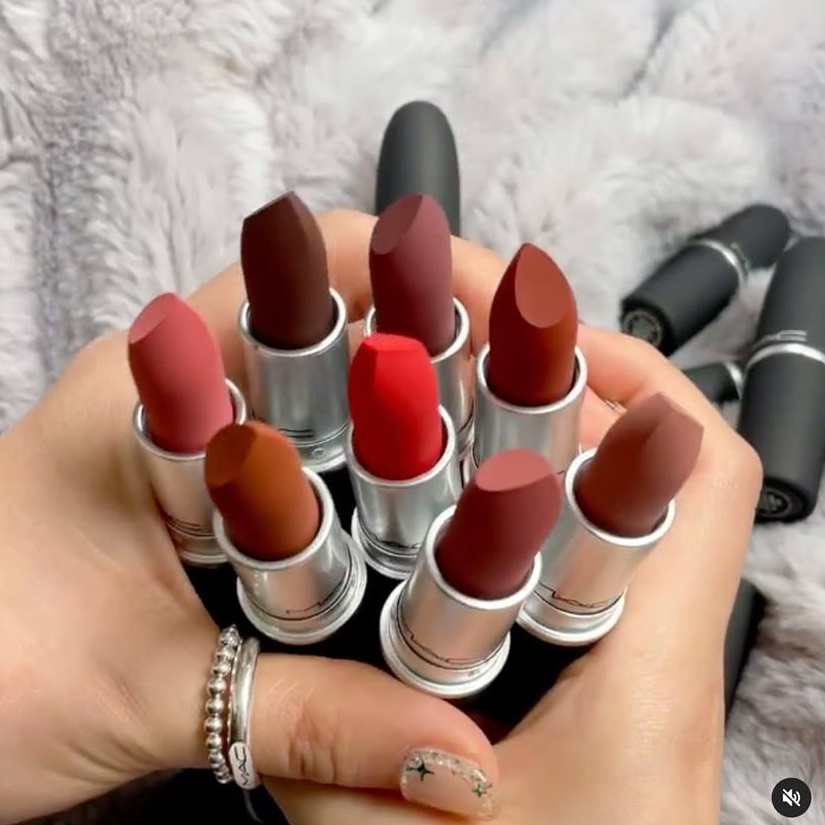 Son MAC chính hãng Ruby Woo, Chili, Lady Danger, nhiều màu sắc..
