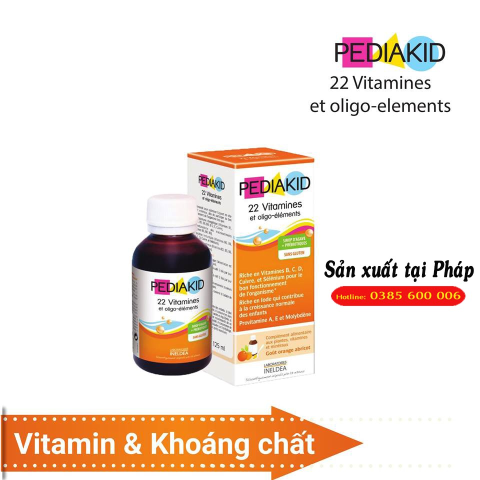 PEDIAKID 22 VITAMINES
