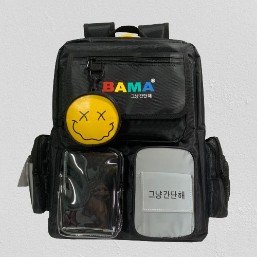 Balo du lịch Hologram phản quang 7 màu có cổng+cáp USB